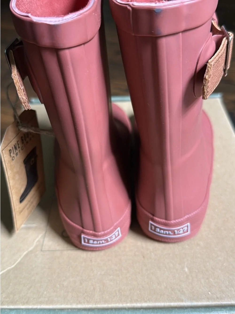 Kids' Matte Rose Rain Boots